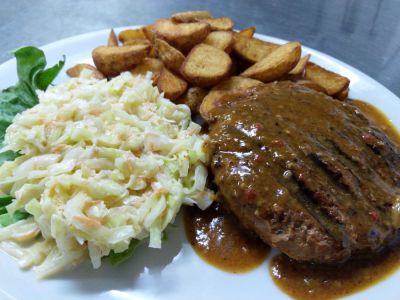 Vepřový pepper steak